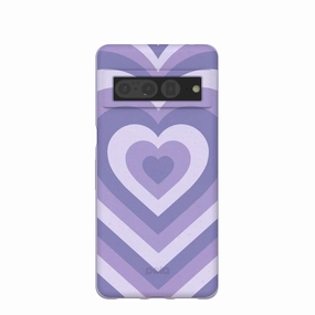 Minimal Touch Lavender Power Hearts Google Pixel 7 Pro Case