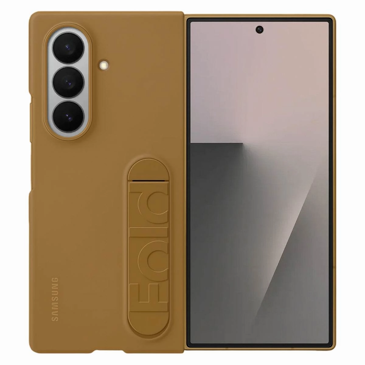 Full Coverage Galaxy Z Fold7 Silicone Stand Case