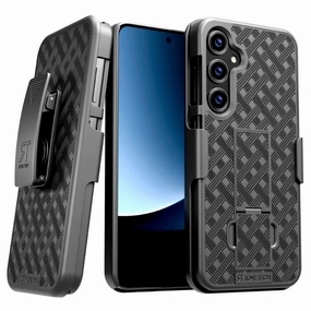 Protective Pattern Texture Samsung Galaxy S25 Plus (2025) Belt Clip Holster Phone Case