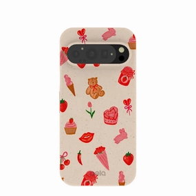 Seashell Iconic Love Google Pixel 9/9 Pro Case Protective Layering Smooth Grip Layer
