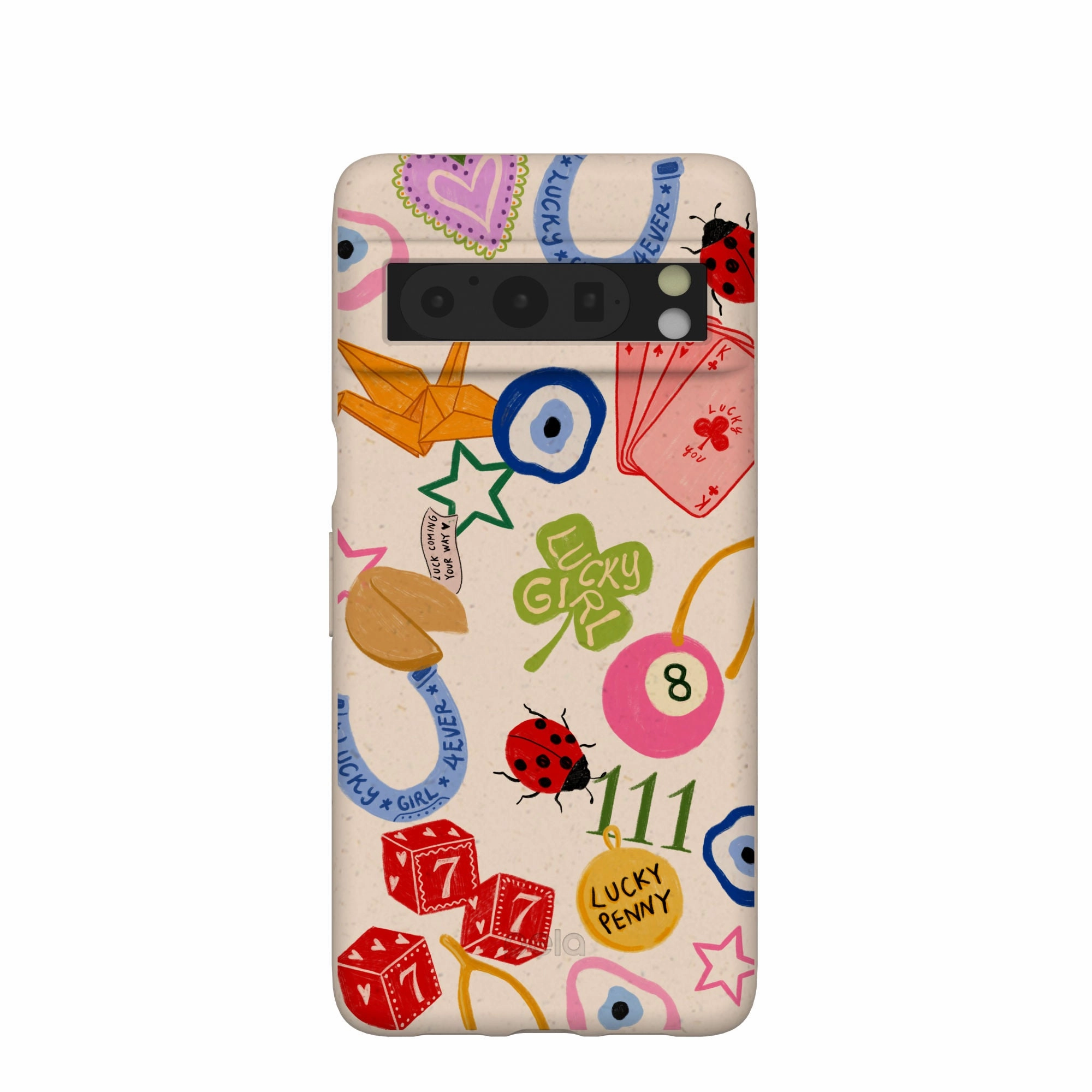 Seashell Lucky Me Google Pixel 8 Pro Case Minimal Texture Layer