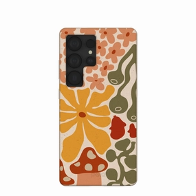 Protective Design Seashell Fall Flourish Samsung Galaxy S25 Ultra Case