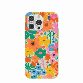 Sage Green Bright Spring iPhone 14 Pro Max Case Elegant Accent Matte Design Texture