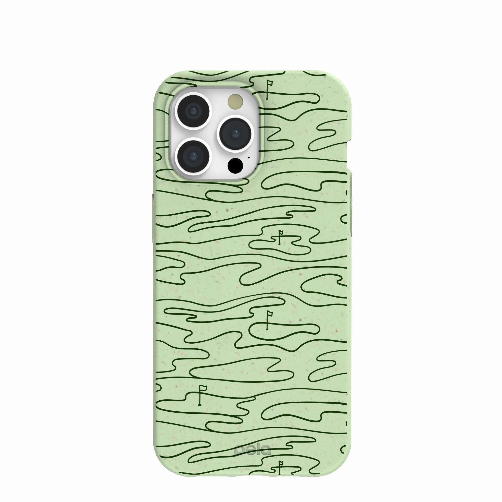 Sage Green Fairway iPhone 15 Pro Max Case Luxury Pattern