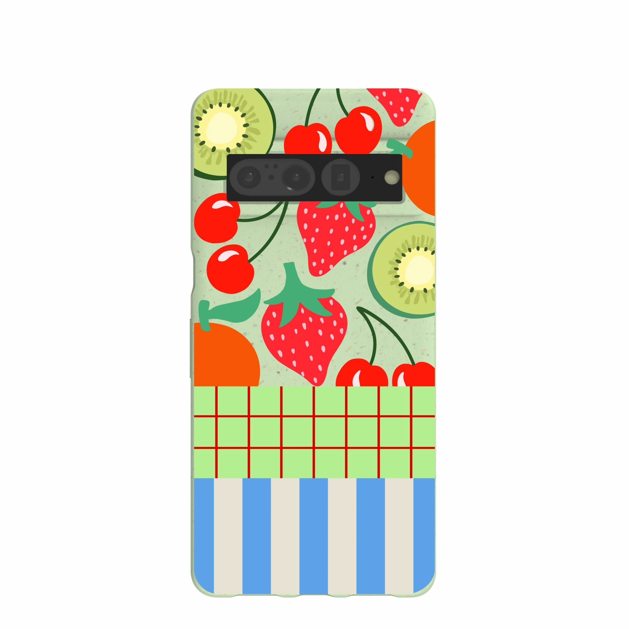 Sage Green Fresh Picnic Google Pixel 7 Pro Case Luxury Detail