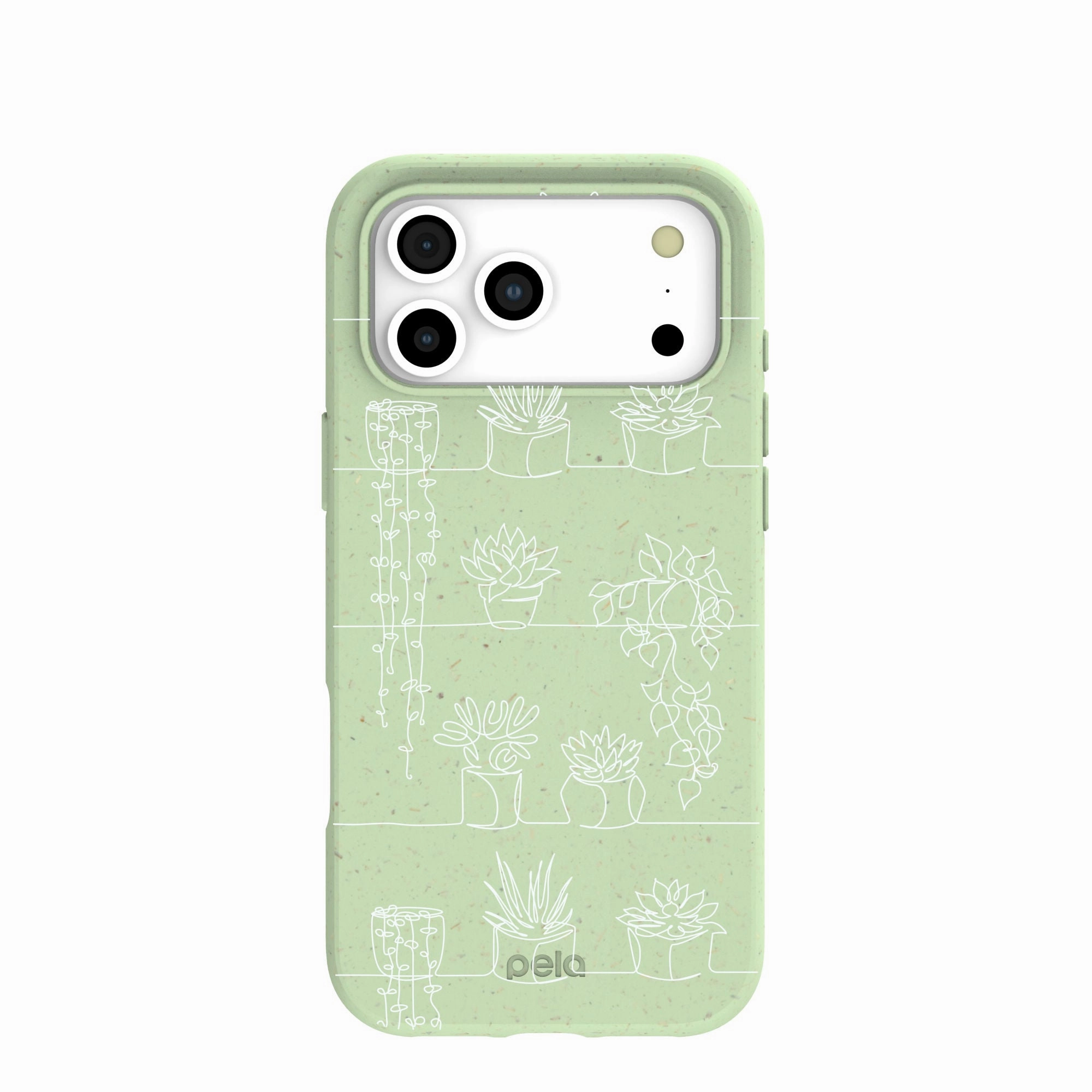 Edge Protection Flexible Material Sage Green Green Cascade iPhone 17 Pro Max Case