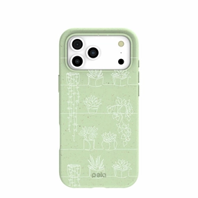 Edge Protection Flexible Material Sage Green Green Cascade iPhone 17 Pro Max Case