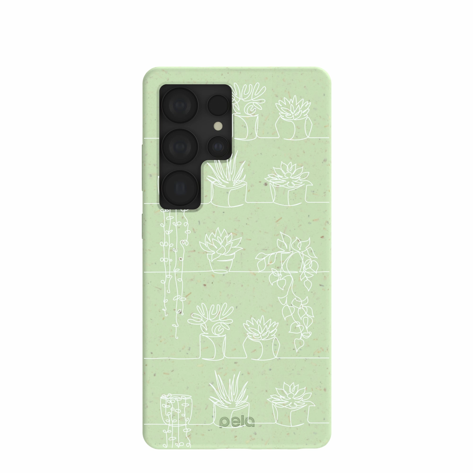 Protective Detailing Edge Sage Green Green Cascade Samsung Galaxy S25 Ultra Case