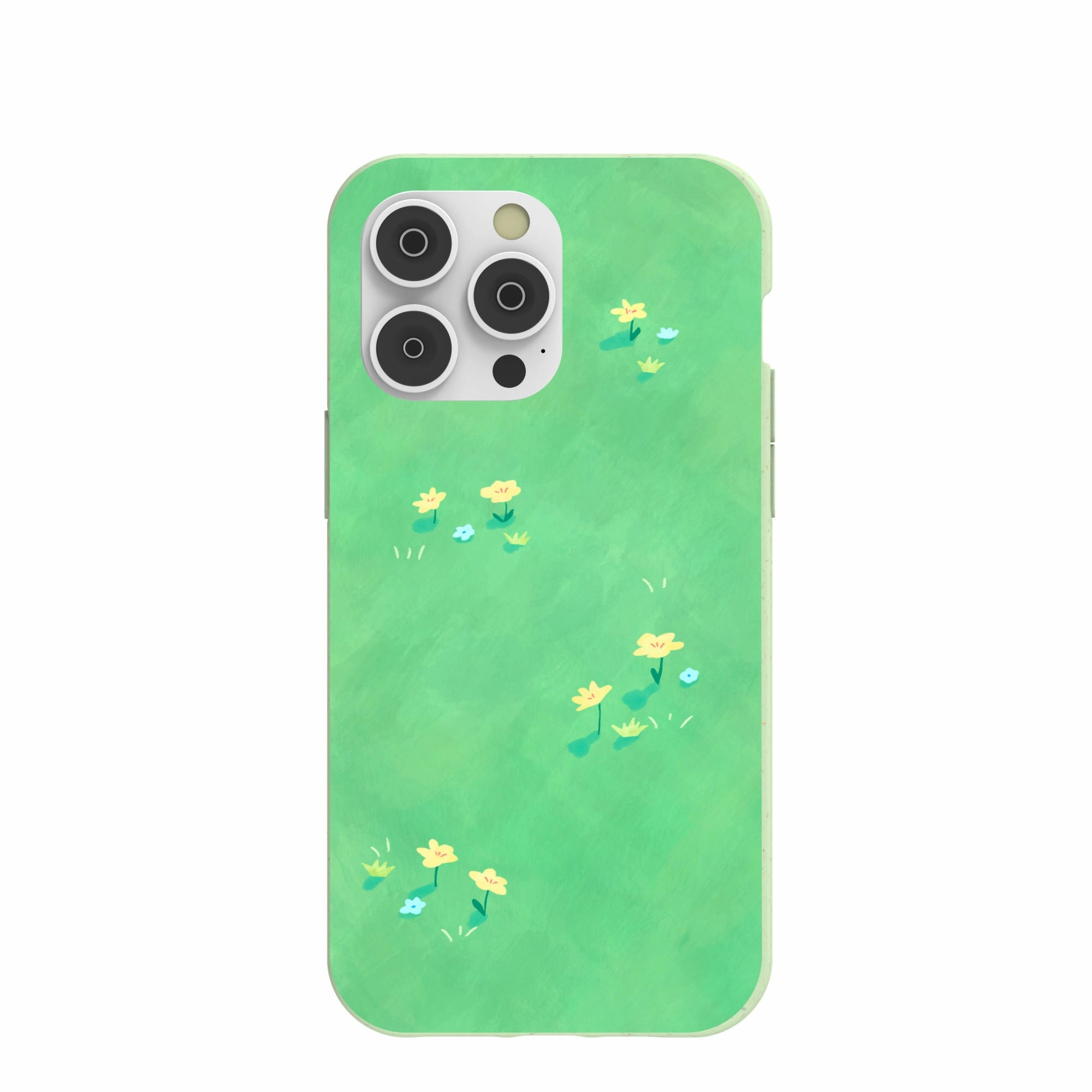 Artistic Print Elegant Pattern Sage Green Green Fields iPhone 14 Pro Max Case