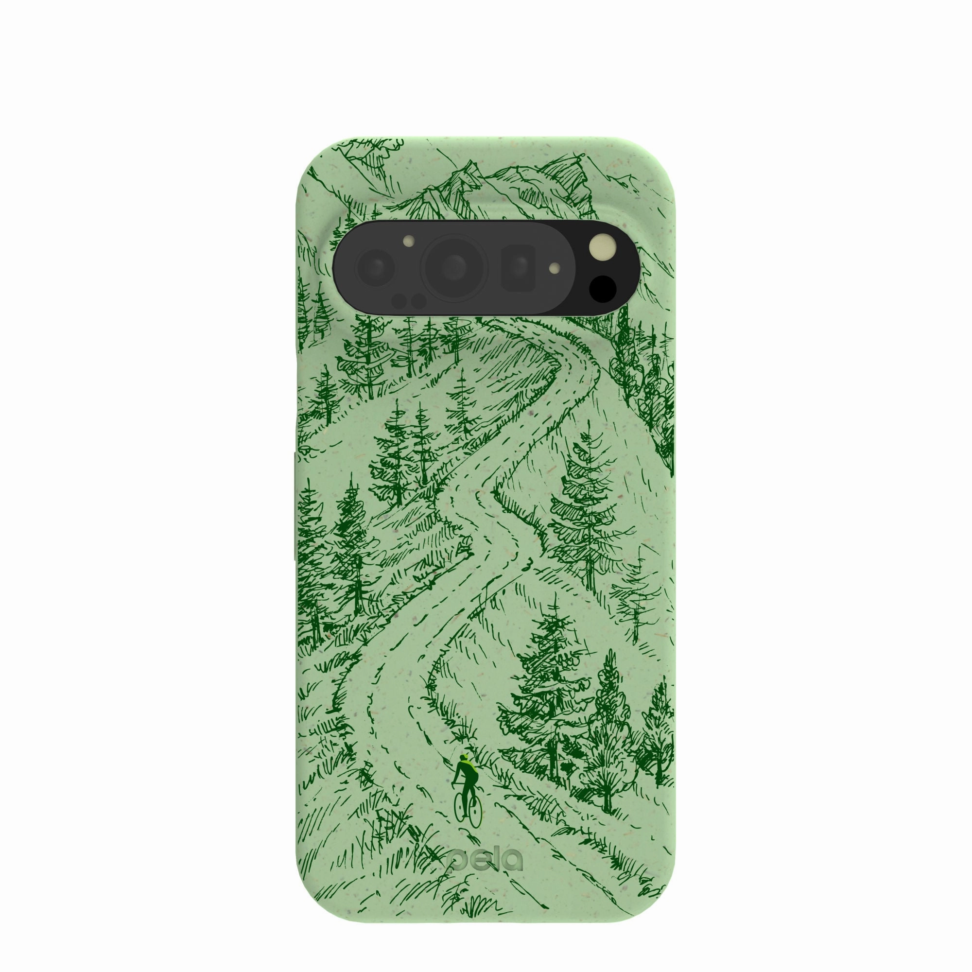 Sage Green Into the Mountains Google Pixel 9/9 Pro Case Premium Feel Protective Look