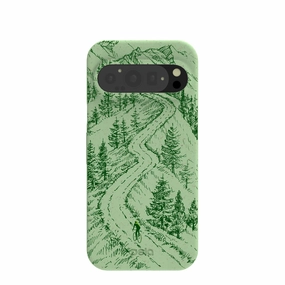 Sage Green Into the Mountains Google Pixel 9/9 Pro Case Premium Feel Protective Look