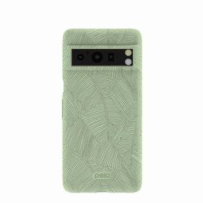 Sage Green Lushy Leaves Google Pixel 8 Pro Case Shock Absorber