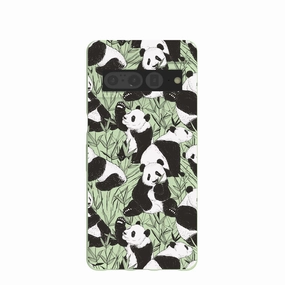 Sage Green Pandamonium Google Pixel 7 Pro Case Compact Shape Refined Look