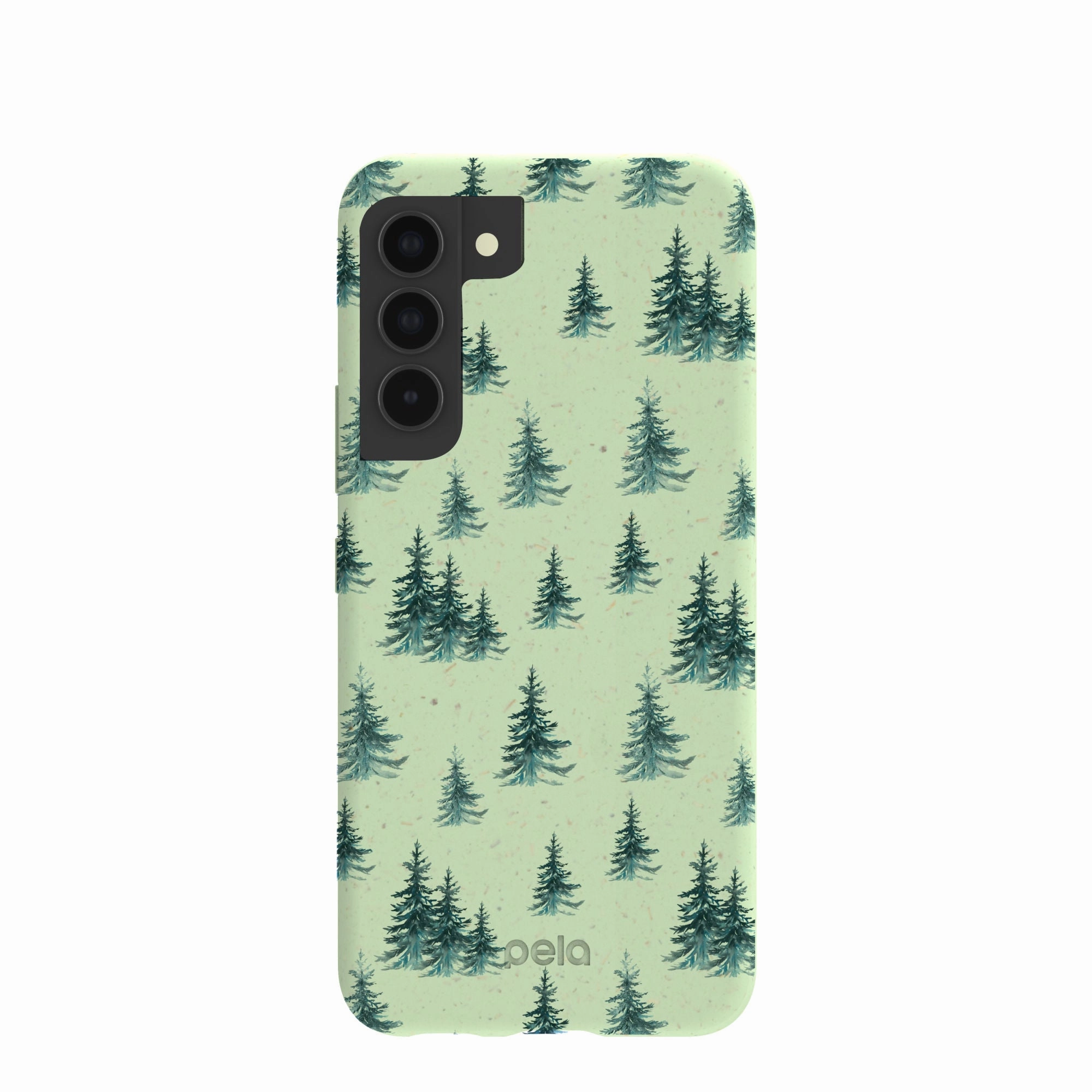Hybrid Material Premium Detail Sage Green Pine Season Samsung Galaxy S22 Case