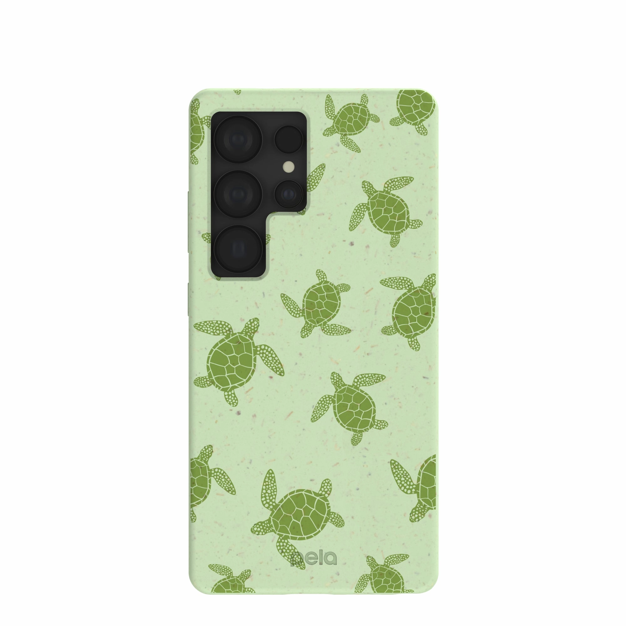 Trendy Finish Urban Texture Sage Green Tiny Turtles Samsung Galaxy S25 Ultra Case