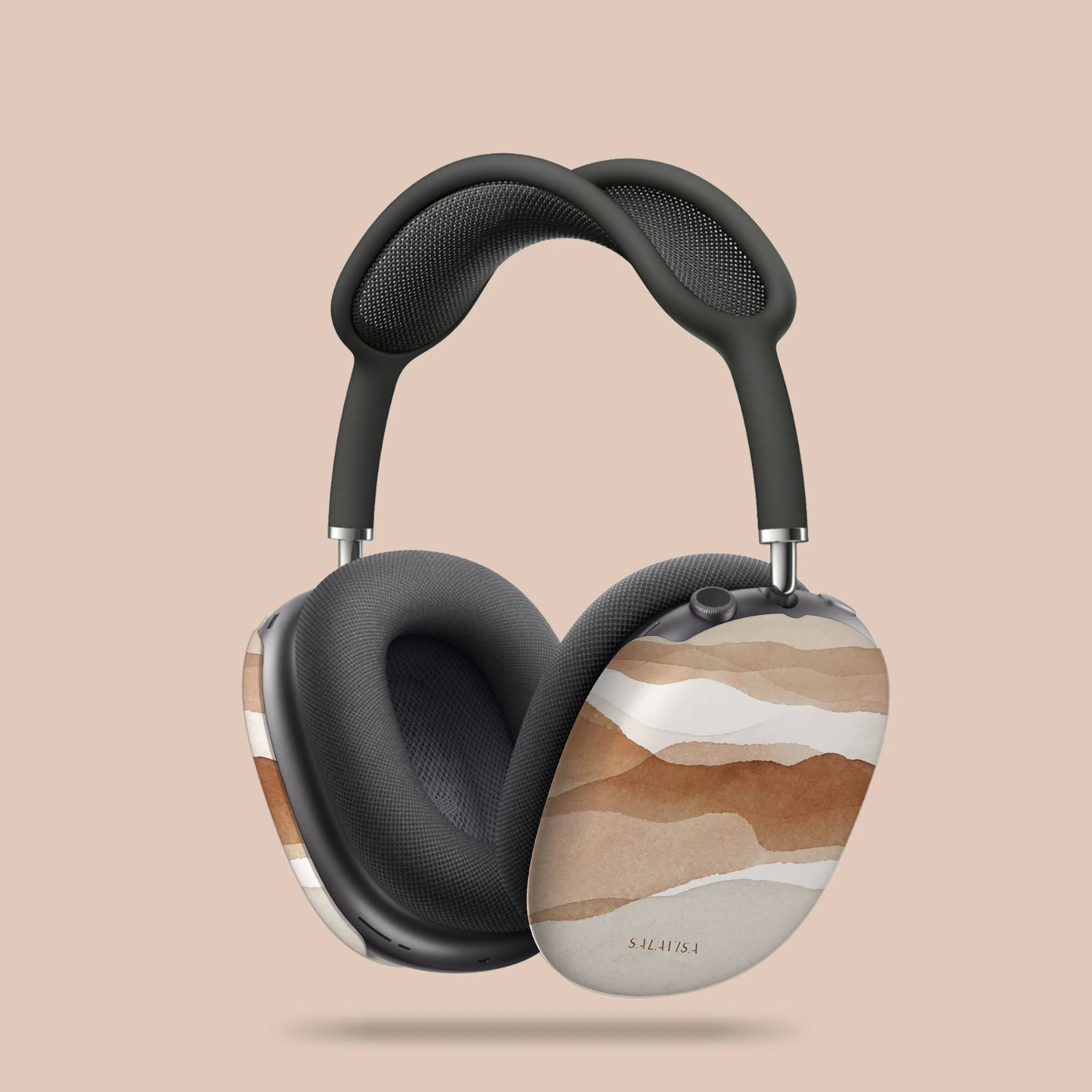 anti collision soft silicone protector customizable pattern airpods shell Sahara Watercolor AirPods Max Case