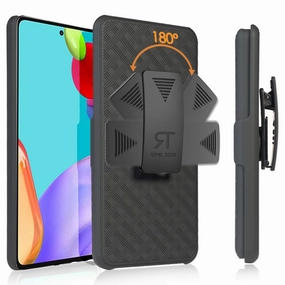 Rugged Build Texture Samsung Galaxy A33 5G Belt Clip Holster Phone Case