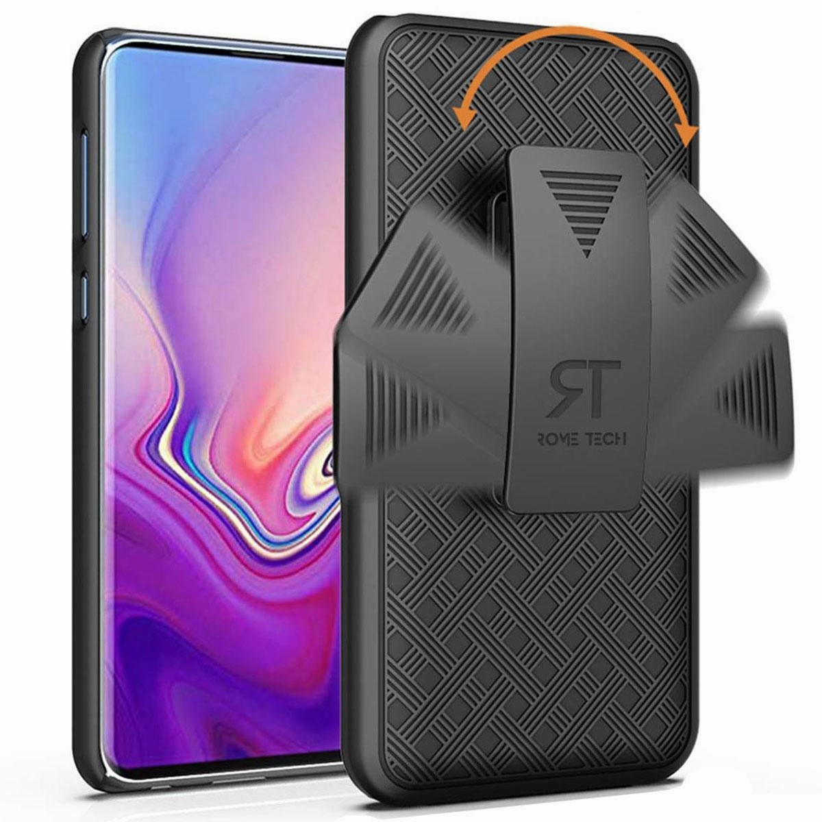 Compact Shell Shock Surface Layer Samsung Galaxy S10e Belt Clip Holster Phone Case