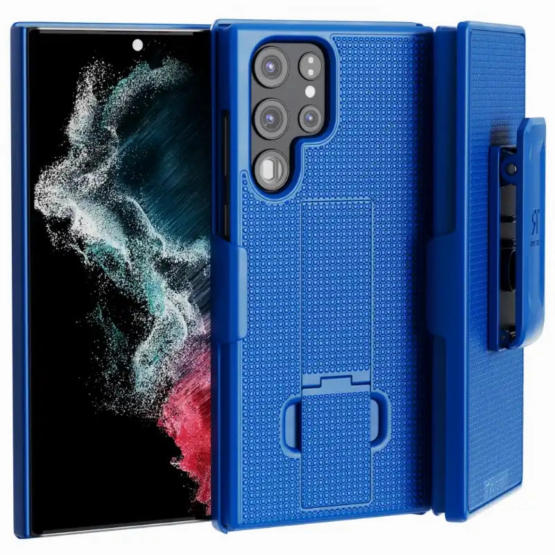 Comfort Texture Layer Samsung Galaxy S23 Ultra Belt Clip Holster Phone Case