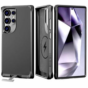 Classic Touch Rugged Edge Texture Samsung Galaxy S24 Ultra (2024) Taurus MagSafe Case