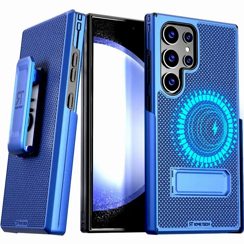 Samsung Galaxy S24 Ultra Magsafe Holster Phone Case With Belt Clip Comfort grip design Textured Comfort