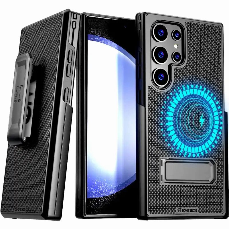 Protective Material Strong material Samsung Galaxy S24 Ultra Magsafe Holster Phone Case With Belt Clip