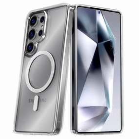 Shock Guard Chic Accessory Samsung Galaxy S25 Ultra Hybrid Shockproof Clear Slim Acrylic Case with MagSafe