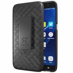 Samsung Galaxy S7 edge Belt Clip Holster Phone Case (Side Open) Flexible Feel Modern Layer