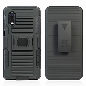 Scratch Resistant Samsung Galaxy Xcover Pro (SM-G715 Walmart Edition) Belt Clip Holster Phone Dual-Layer Case