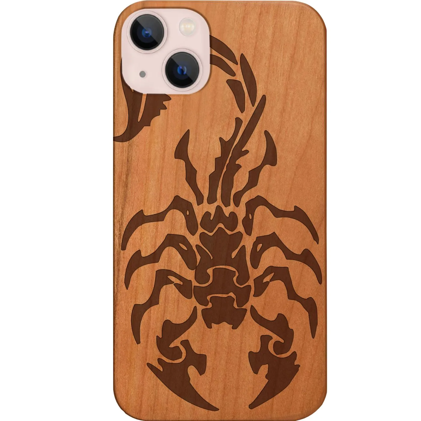 Scorpion - Engraved Phone Case Minimal Shield Texture Sleek Appearance