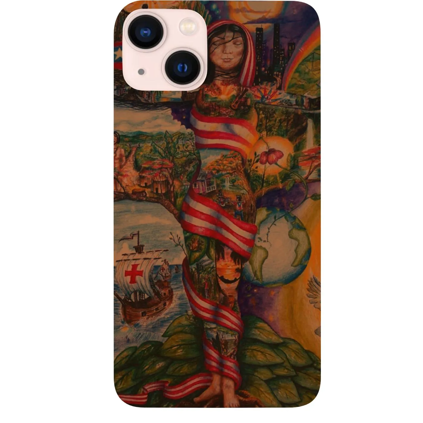 Raised Bezels Puerto Rico Culture - UV Color Printed Phone Case