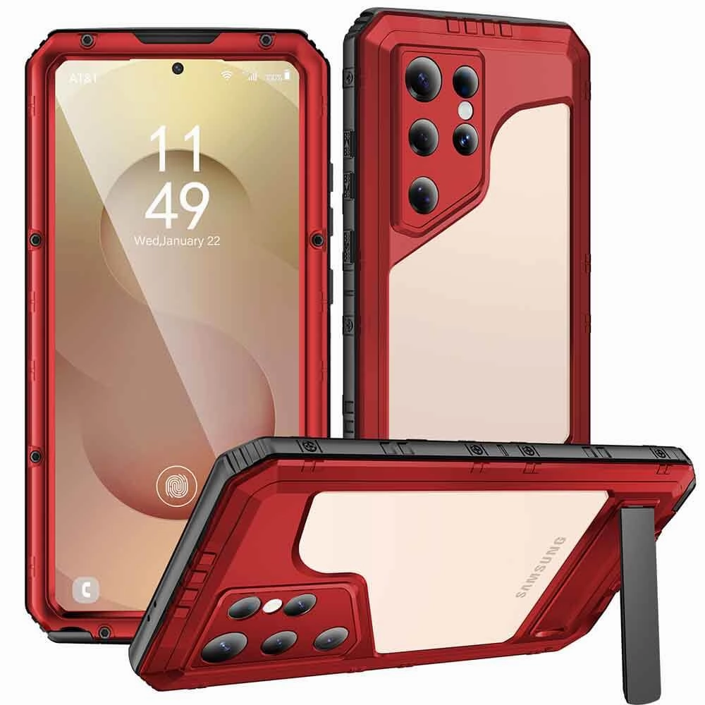 Beeasy Samsung S25 Ultra Waterproof Case with Dropproof Luxury Feel Precision Cutouts