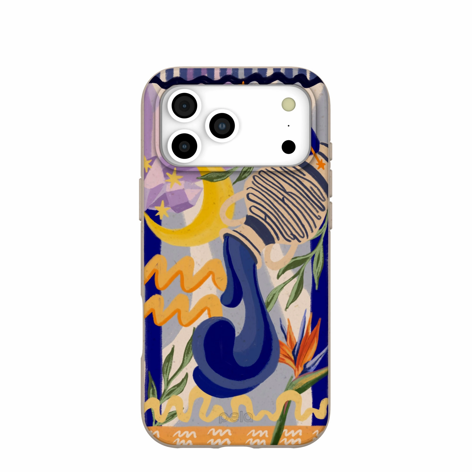 Protective Layering Seashell Aquarius Water iPhone 17 Pro Max Case