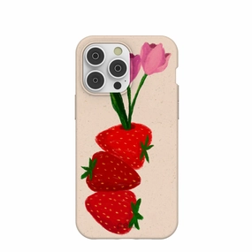 Hybrid Shield Seashell Berry Bloom iPhone 14 Pro Max Case
