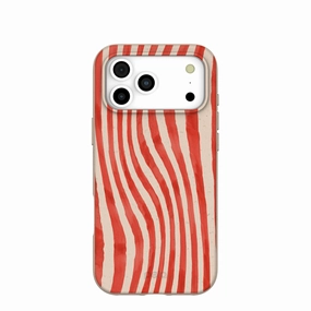 Seashell Big Top Stripes iPhone 17 Pro Max Case Protective Detailing Creative Design