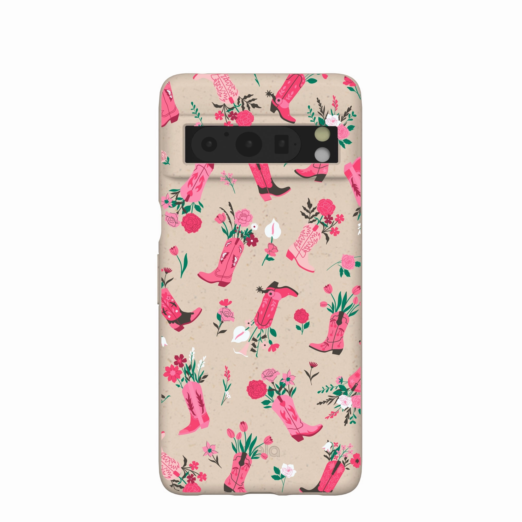 Fashion Forward Seashell Boots N Flowers Google Pixel 8 Pro Case