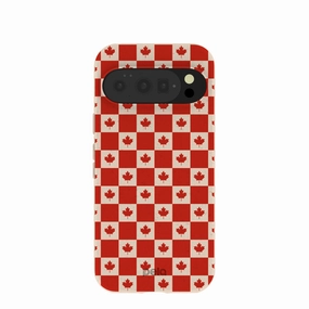 Slim Protection Anti glare Seashell Canadian Flag Google Pixel 10/10 Pro Case