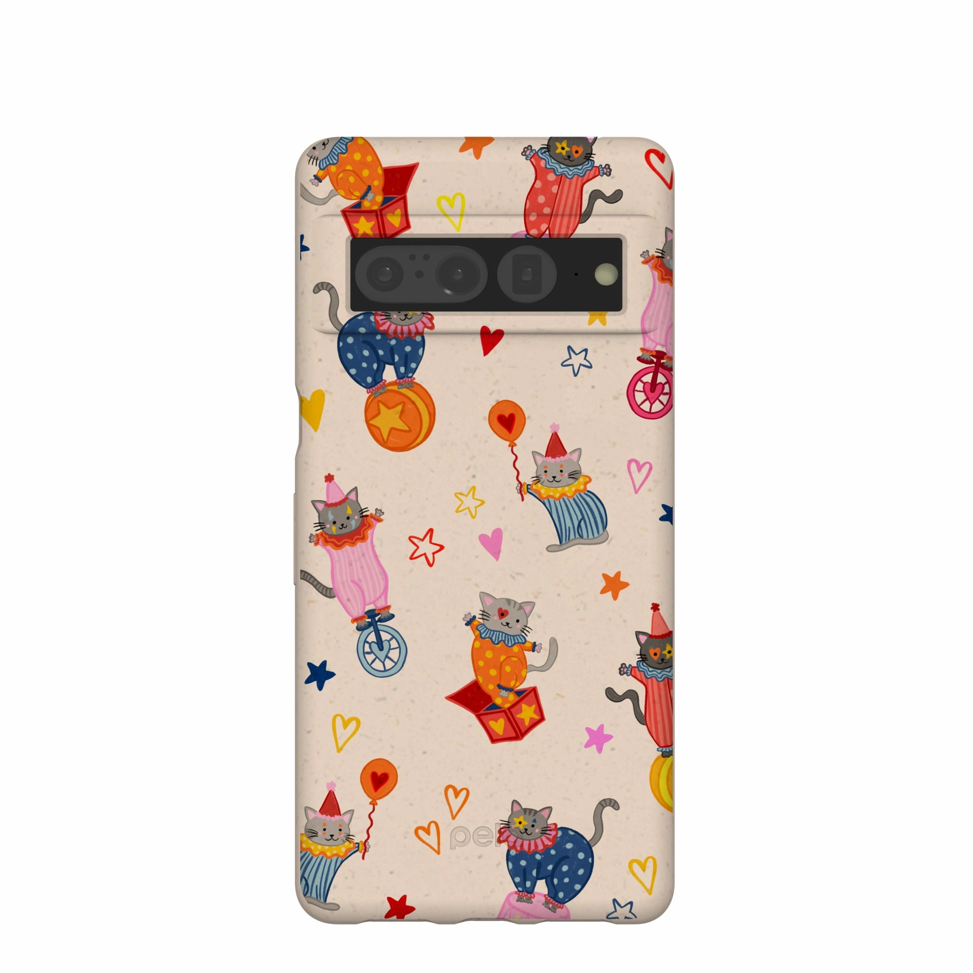 Compact Protection Seashell Cat Clowns Google Pixel 7 Pro Case
