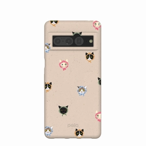 Seashell Cat Couture Google Pixel 7 Pro Case Drop Shield