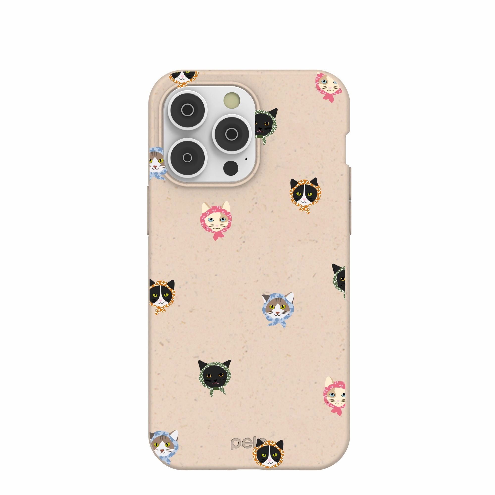 Seashell Cat Couture iPhone 14 Pro Max Case Flexible Design