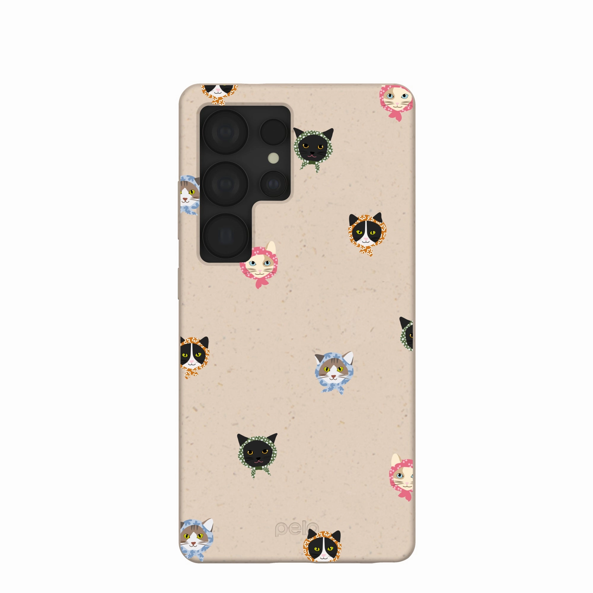 Minimal Feel Refined Pattern Seashell Cat Couture Samsung Galaxy S25 Ultra Case