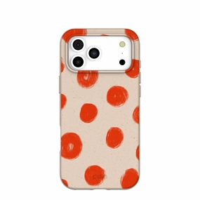 Seashell Cheery Dots iPhone 17 Pro Max Case Stylish Cover