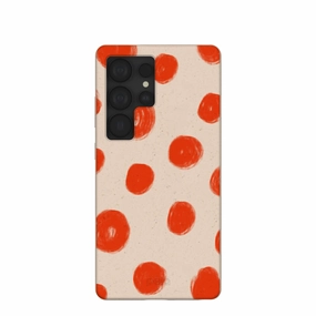Seashell Cheery Dots Samsung Galaxy S25 Ultra Case Matte Look Protective Build