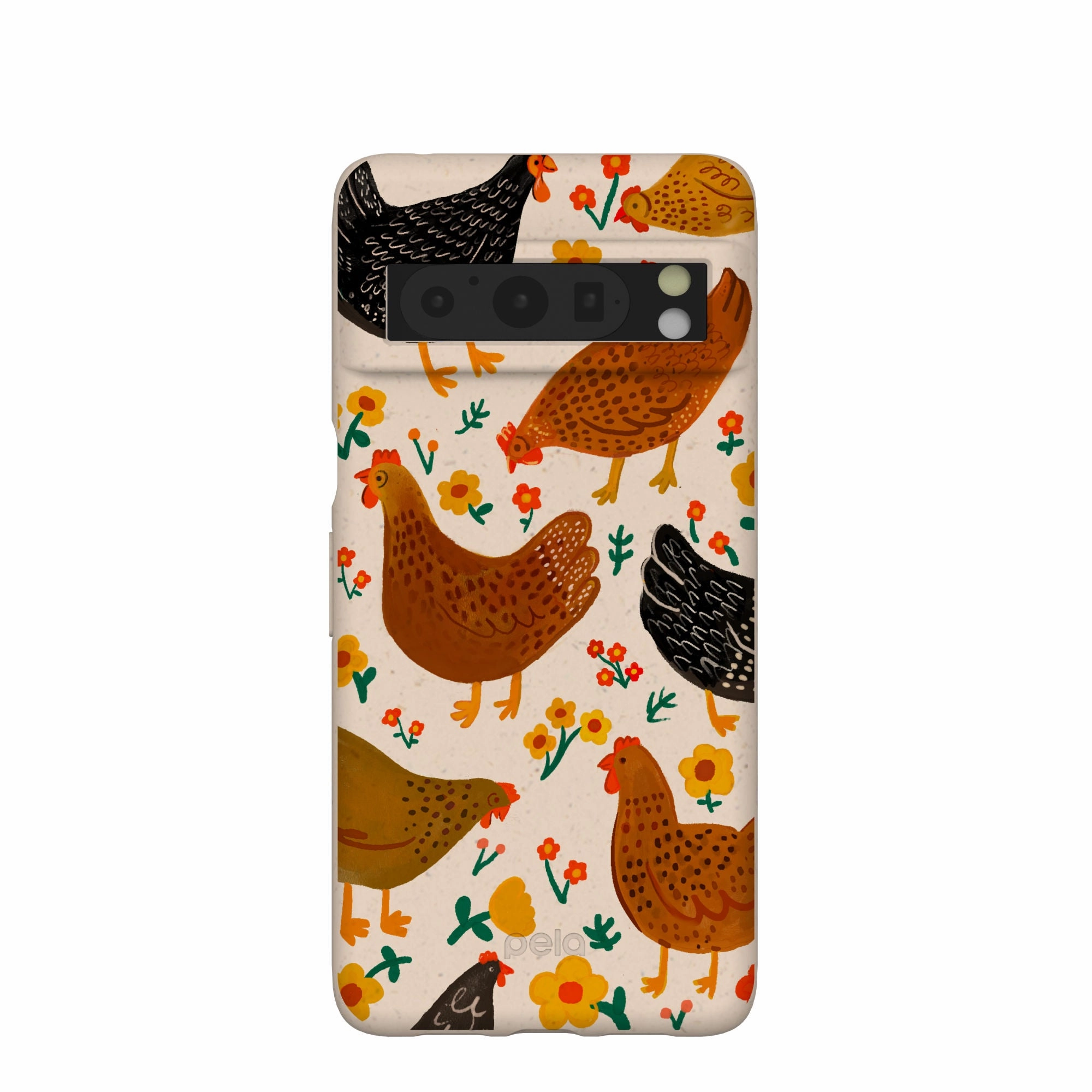 Seashell Chicken Garden Google Pixel 8 Pro Case Hard Edge Matte Layer