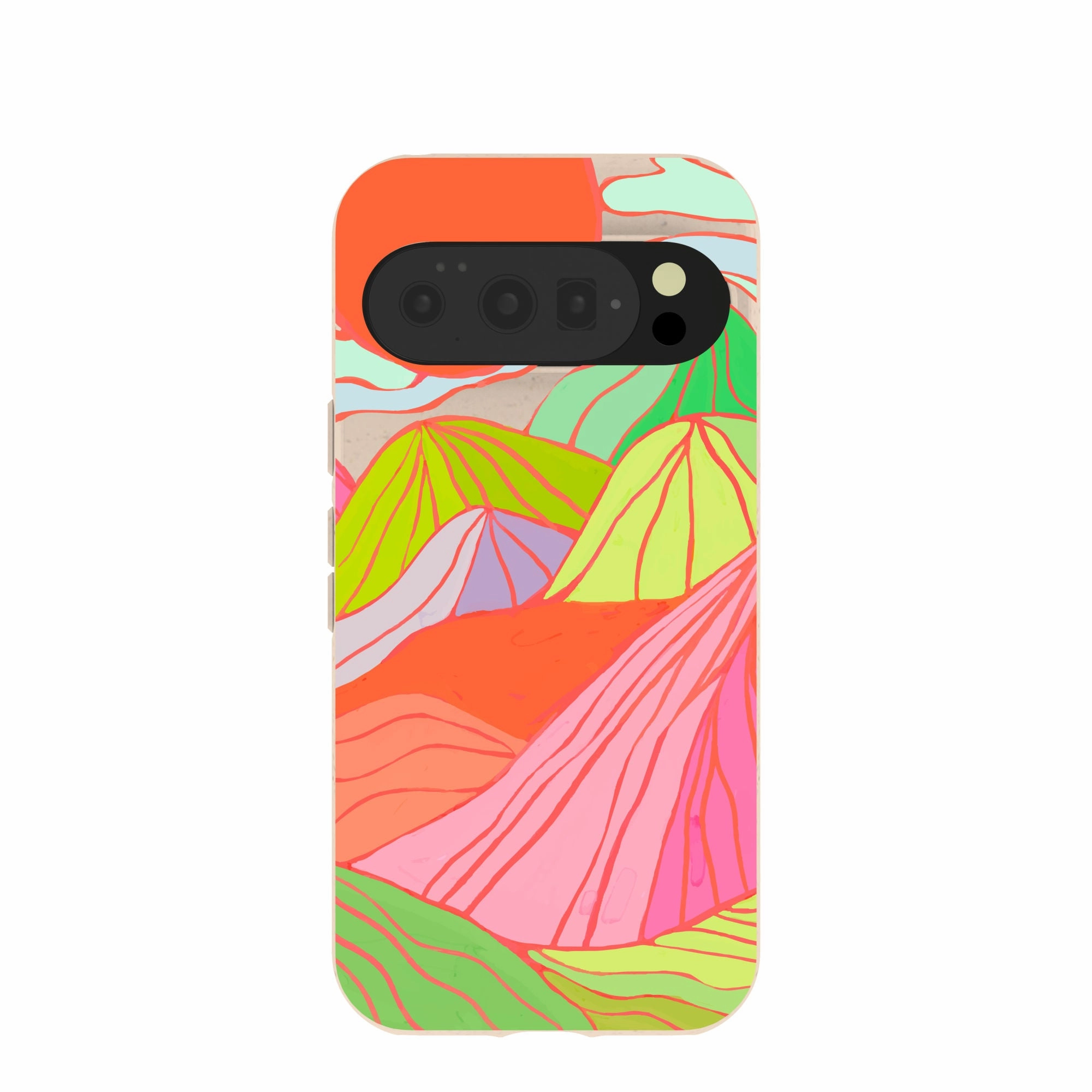 Rugged Frame Unique Pattern Seashell Chromatic Peaks Google Pixel 10/10 Pro Case