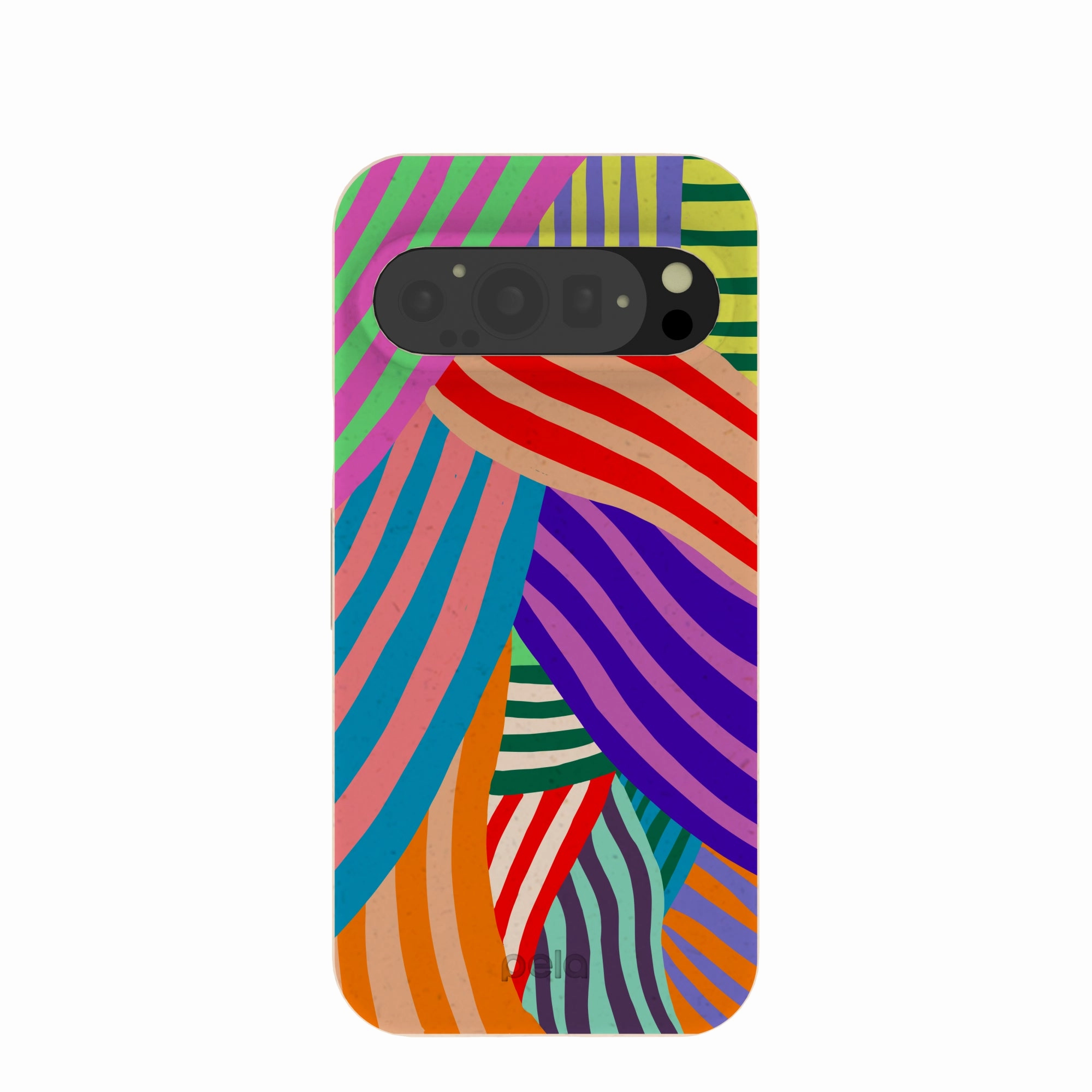 Seashell Clownish Stripes Google Pixel 9/9 Pro Case Comfort Texture Finish