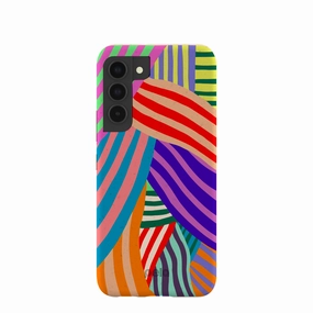 Enhanced Comfort Luxury Style Seashell Clownish Stripes Samsung Galaxy S22 Case