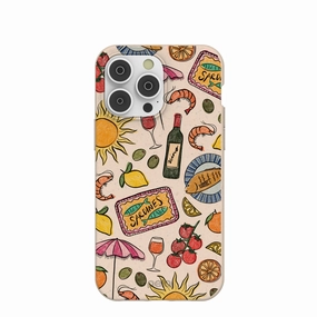 Stylish Layer Seashell Coastal Bites iPhone 14 Pro Max Case