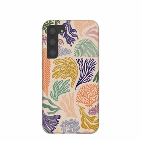 Matte Texture Layer Seashell Coral Dreams Samsung Galaxy S23 (Plus) Case