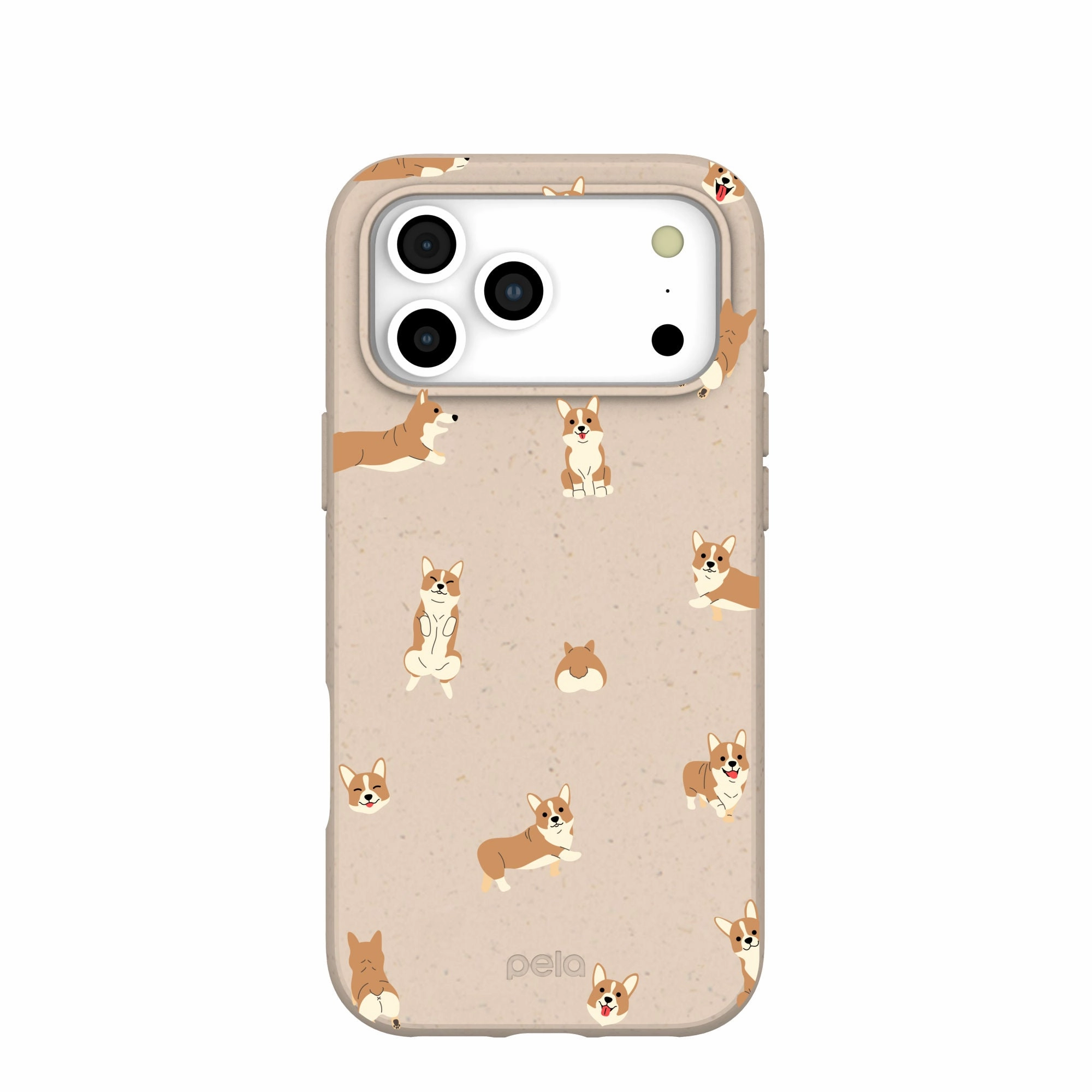 Rugged Texture Seashell Corgi Cuties iPhone 17 Pro Max Case